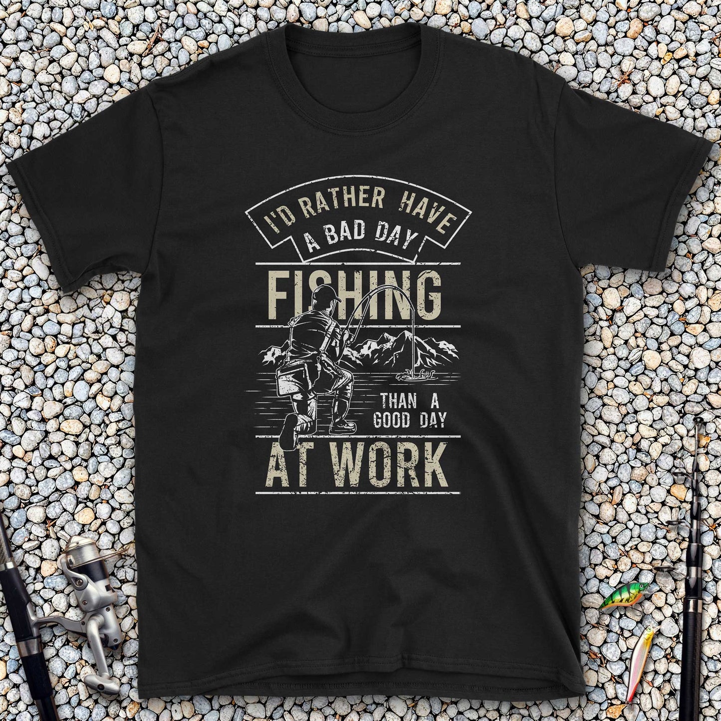 Bad Day Fishing Beats Good Day Working T-Shirt