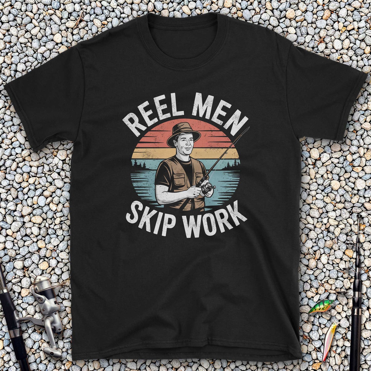 Reel Men Skip Work T-Shirt