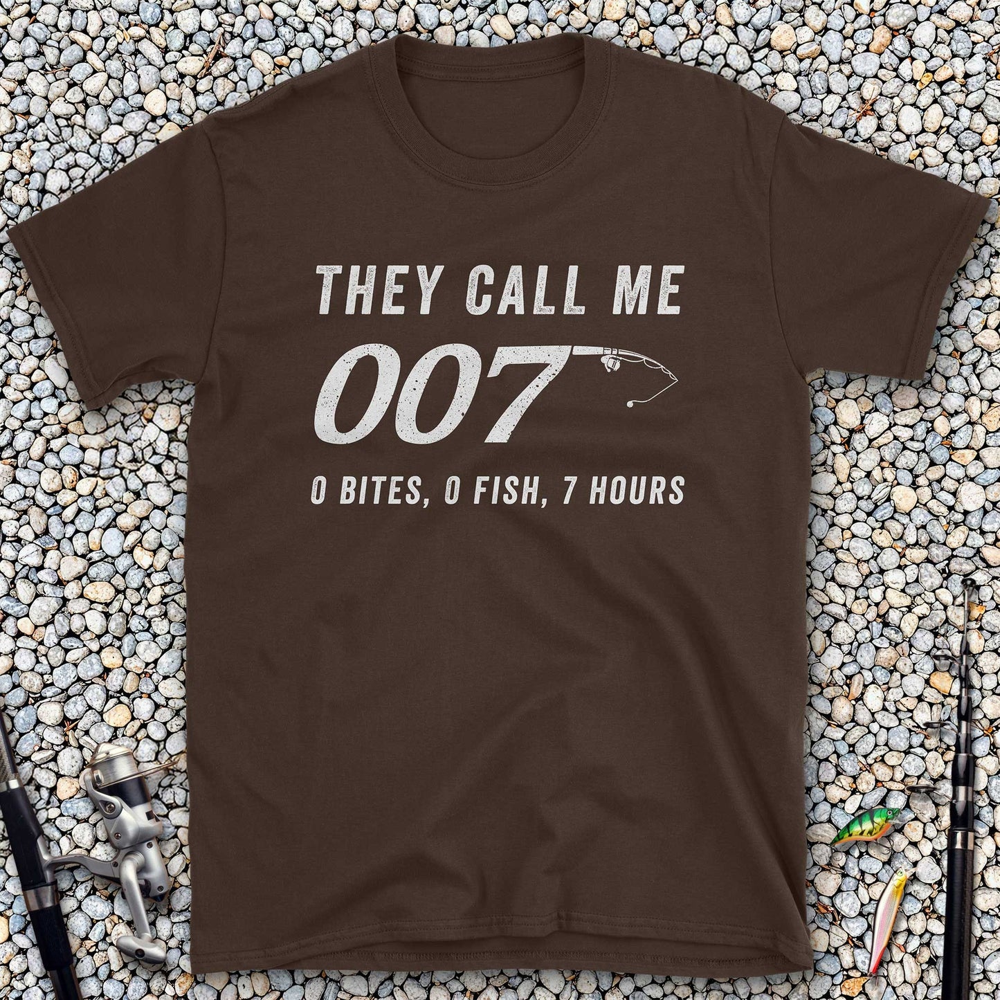 They Call Me 007: 0 Bites, 0 Fish, 7 Hours T-Shirt