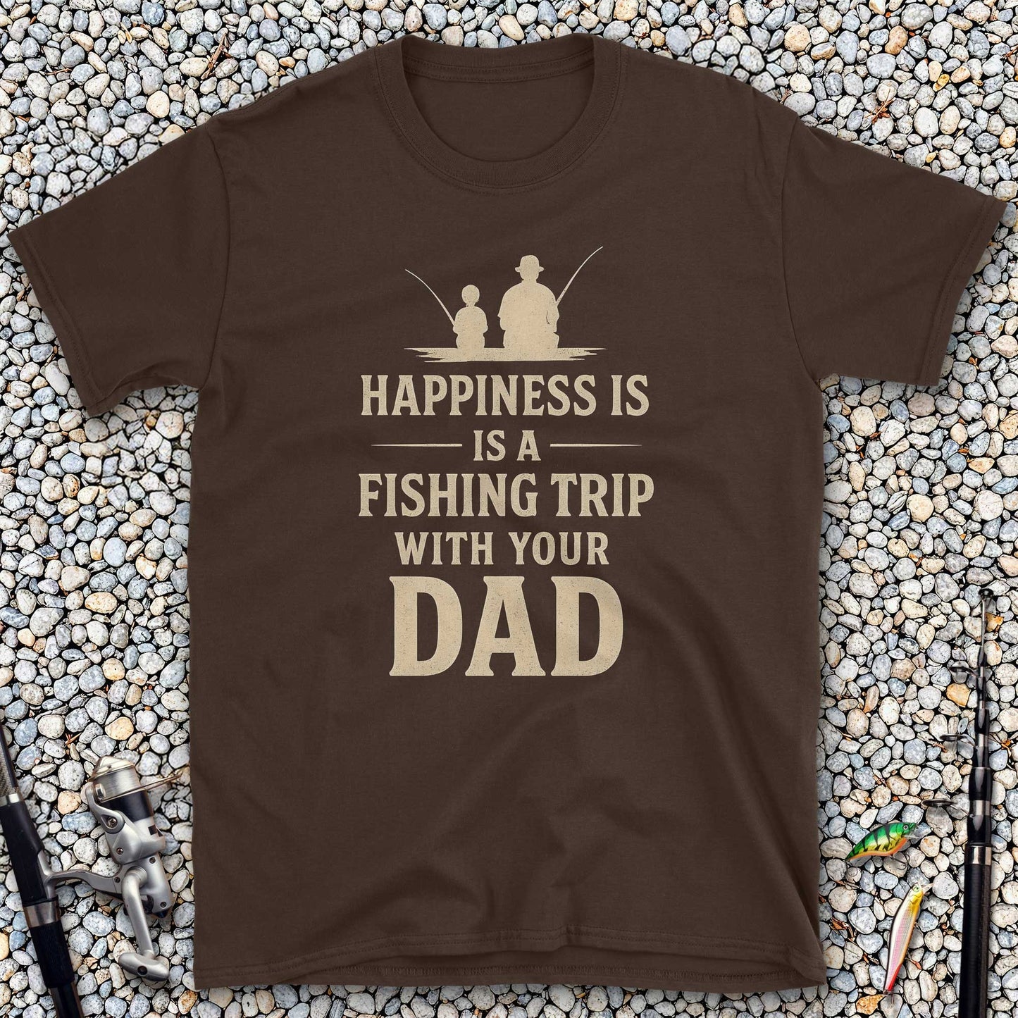 Happiness is a Fishing Trip with Your Dad T-Shirt