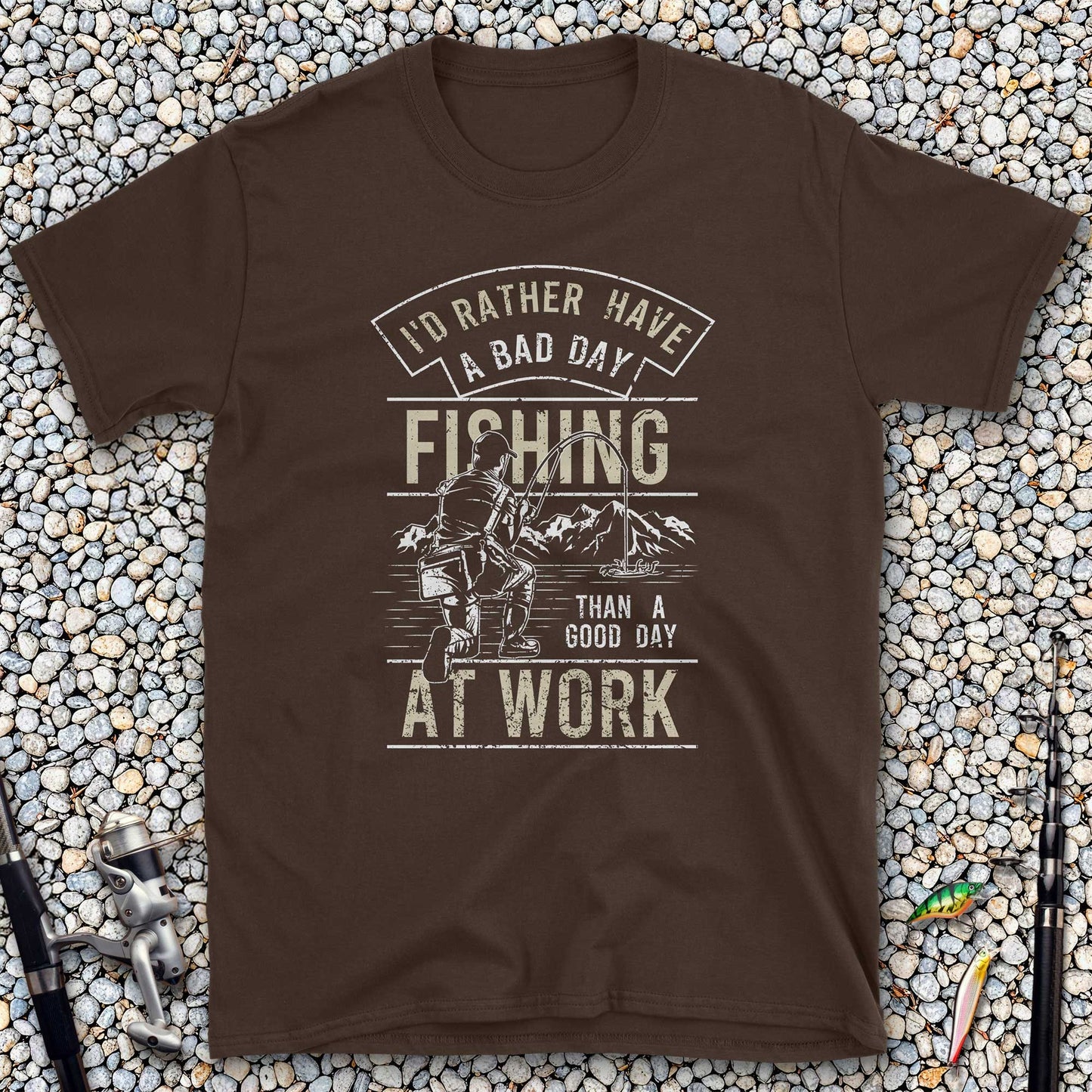 Bad Day Fishing Beats Good Day Working T-Shirt