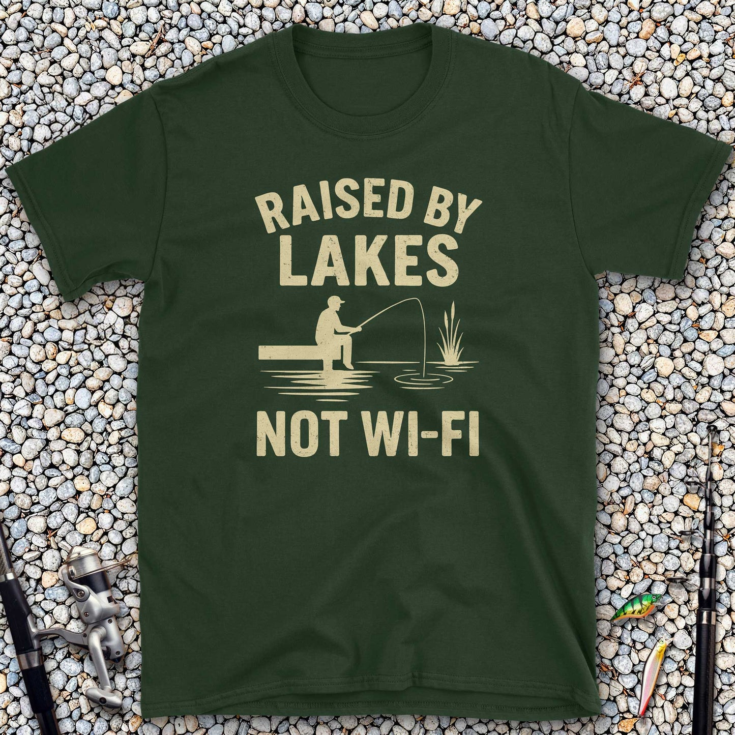 Raised by Lakes, Not Wi-Fi T-Shirt