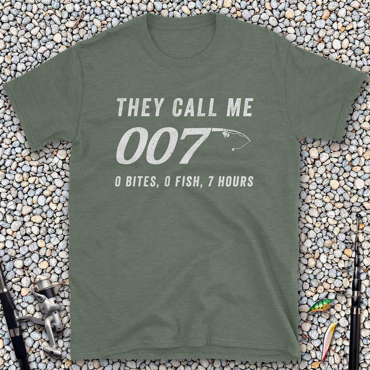 They Call Me 007: 0 Bites, 0 Fish, 7 Hours T-Shirt