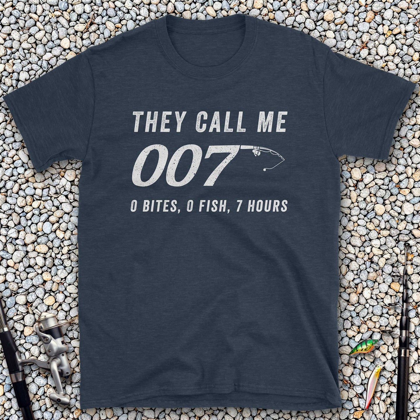 They Call Me 007: 0 Bites, 0 Fish, 7 Hours T-Shirt