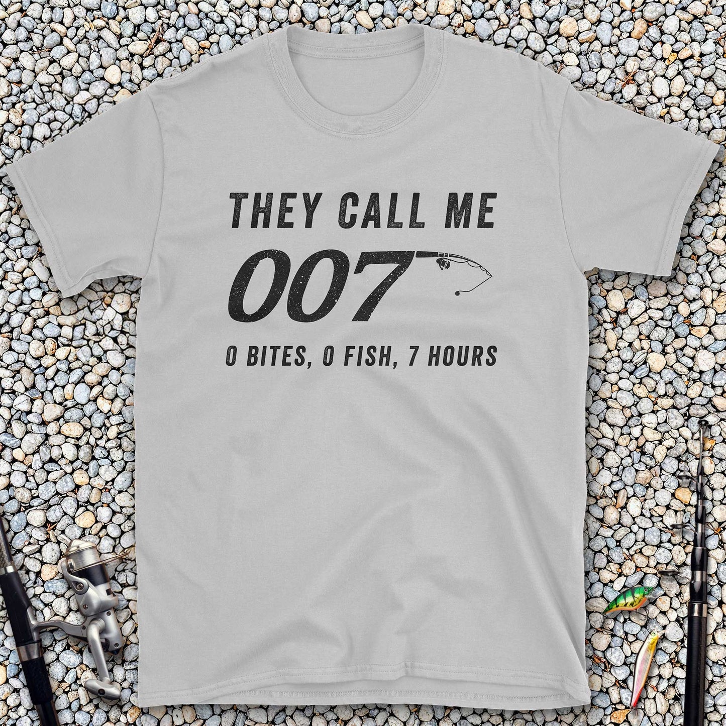 They Call Me 007: 0 Bites, 0 Fish, 7 Hours T-Shirt