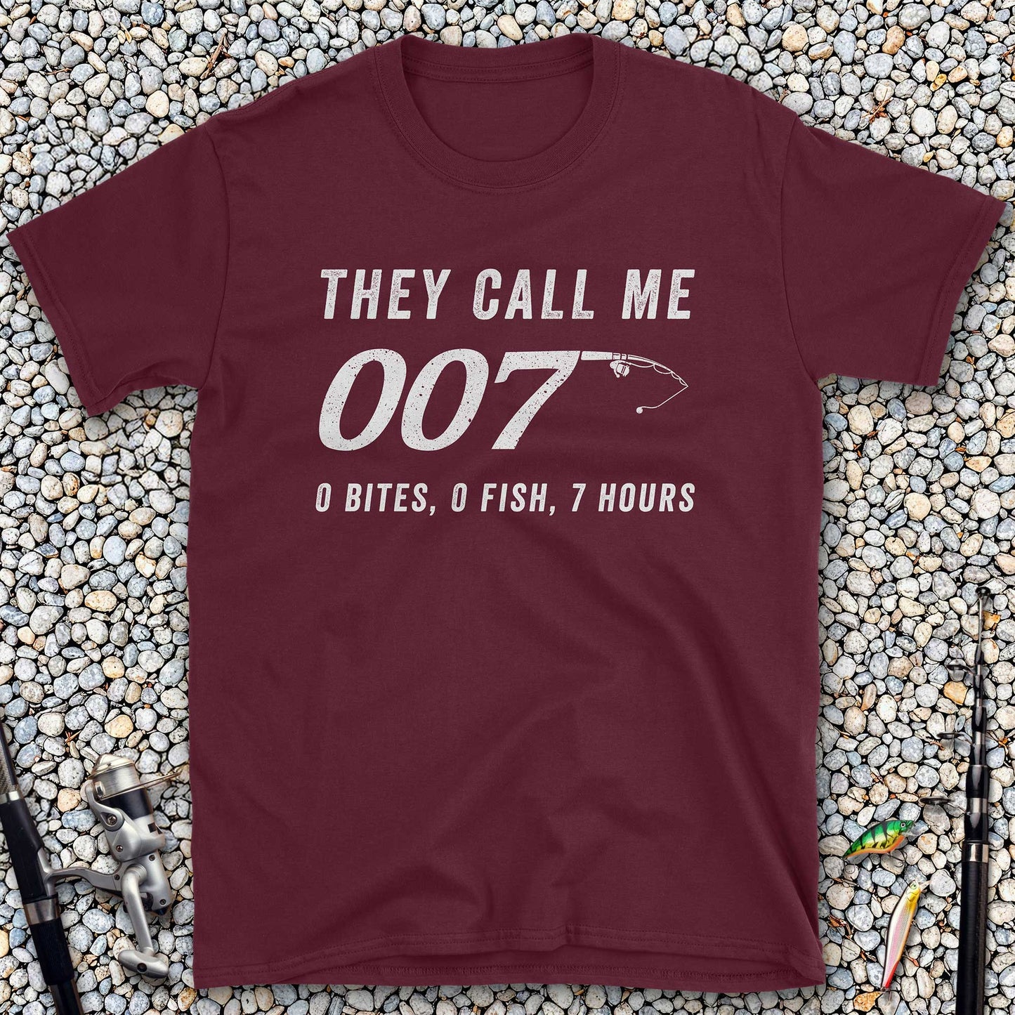 They Call Me 007: 0 Bites, 0 Fish, 7 Hours T-Shirt