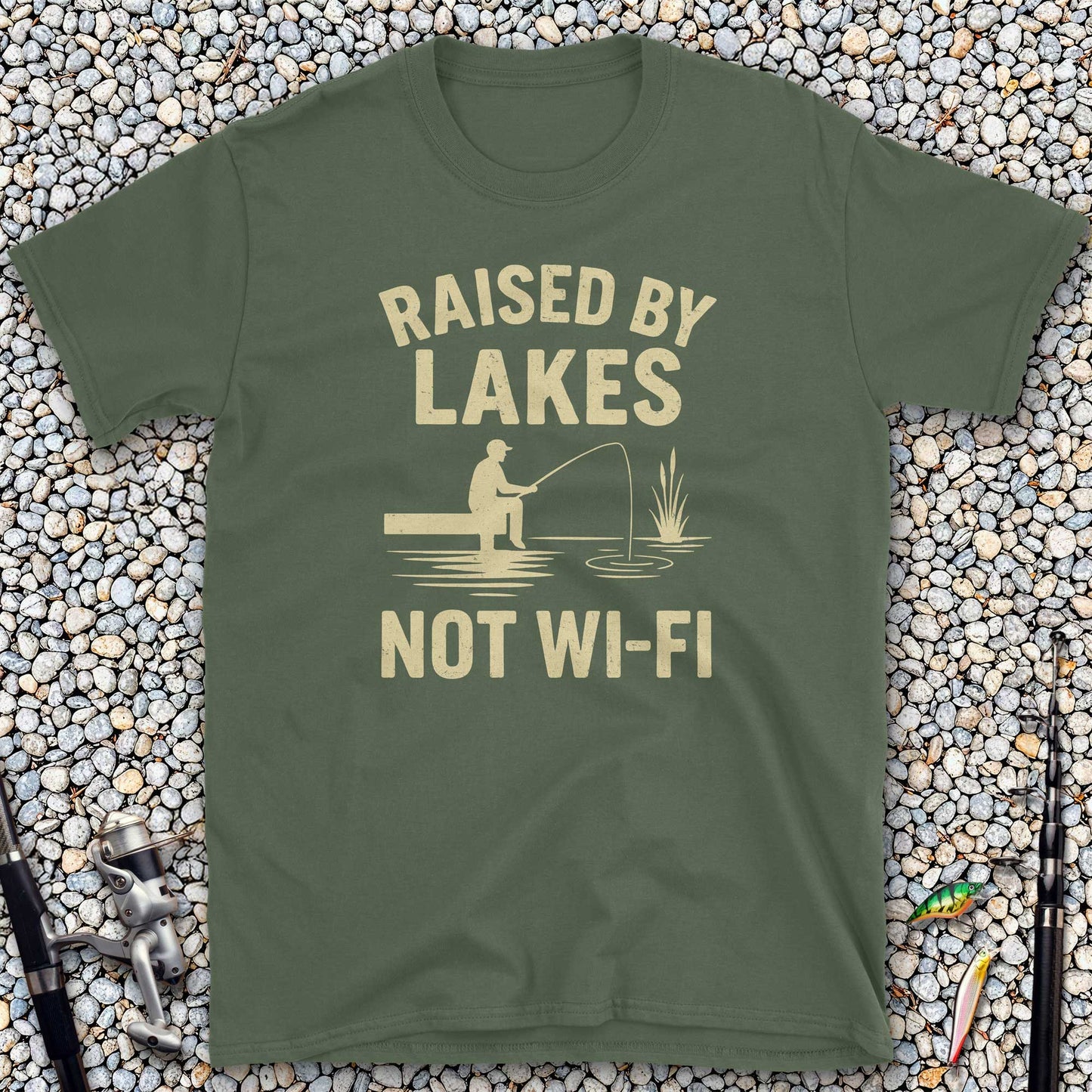 Raised by Lakes, Not Wi-Fi T-Shirt