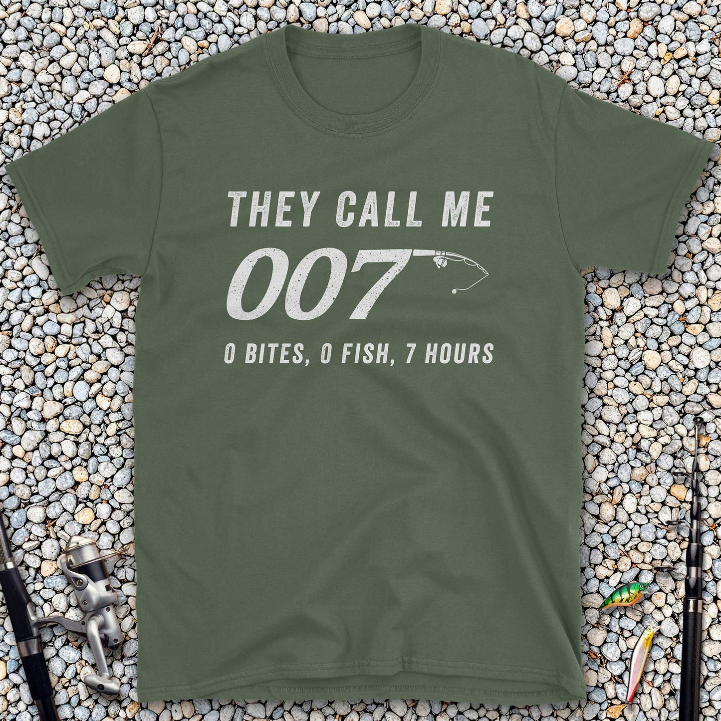 They Call Me 007: 0 Bites, 0 Fish, 7 Hours T-Shirt