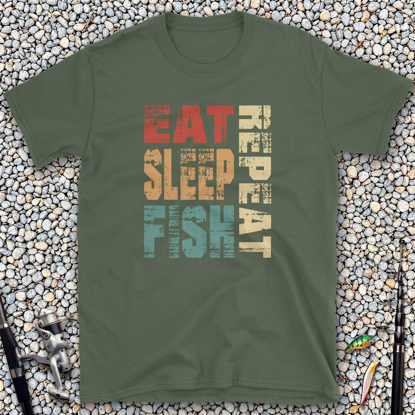 Eat Sleep Fish Repeat T-Shirt