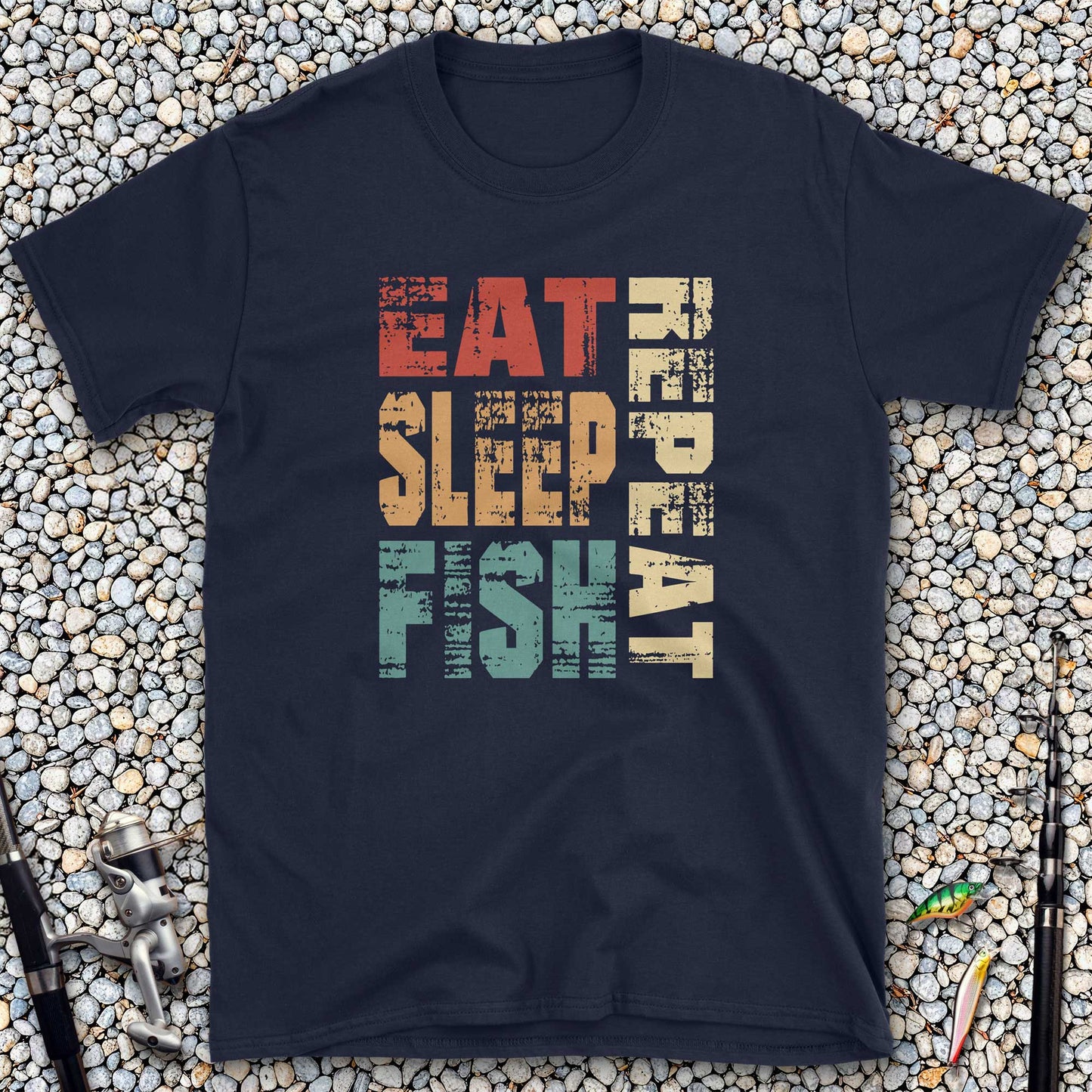 Eat Sleep Fish Repeat T-Shirt