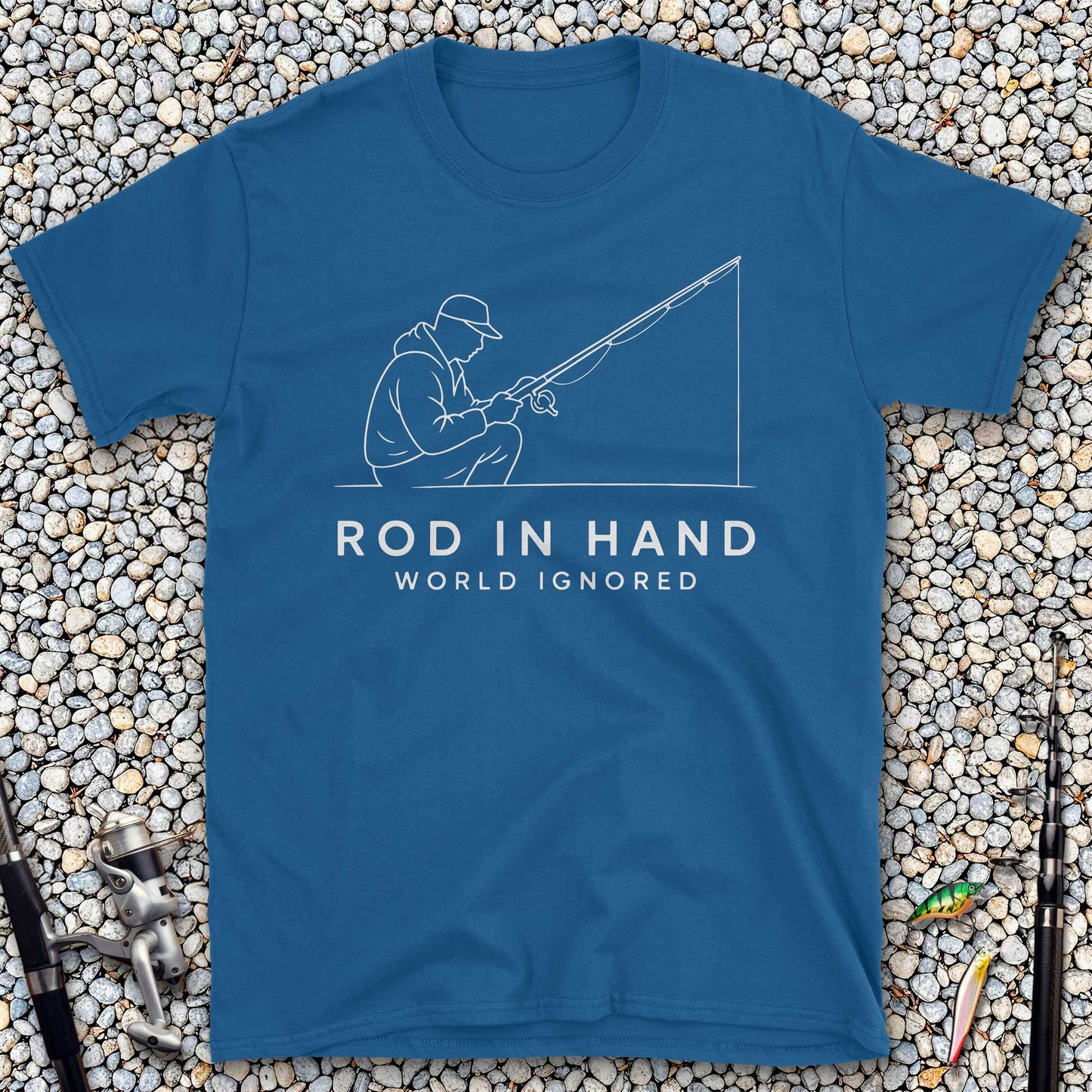 Rod in Hand, World Ignored T-Shirt