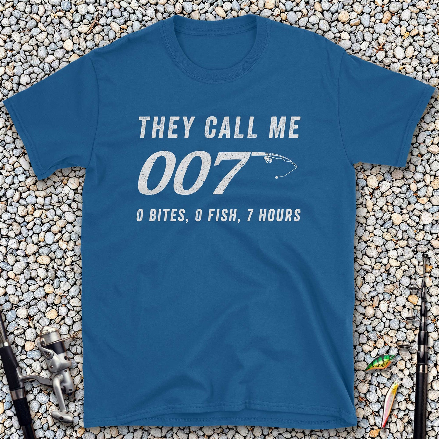 They Call Me 007: 0 Bites, 0 Fish, 7 Hours T-Shirt