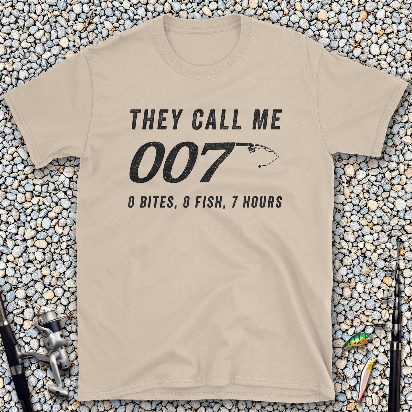 They Call Me 007: 0 Bites, 0 Fish, 7 Hours T-Shirt
