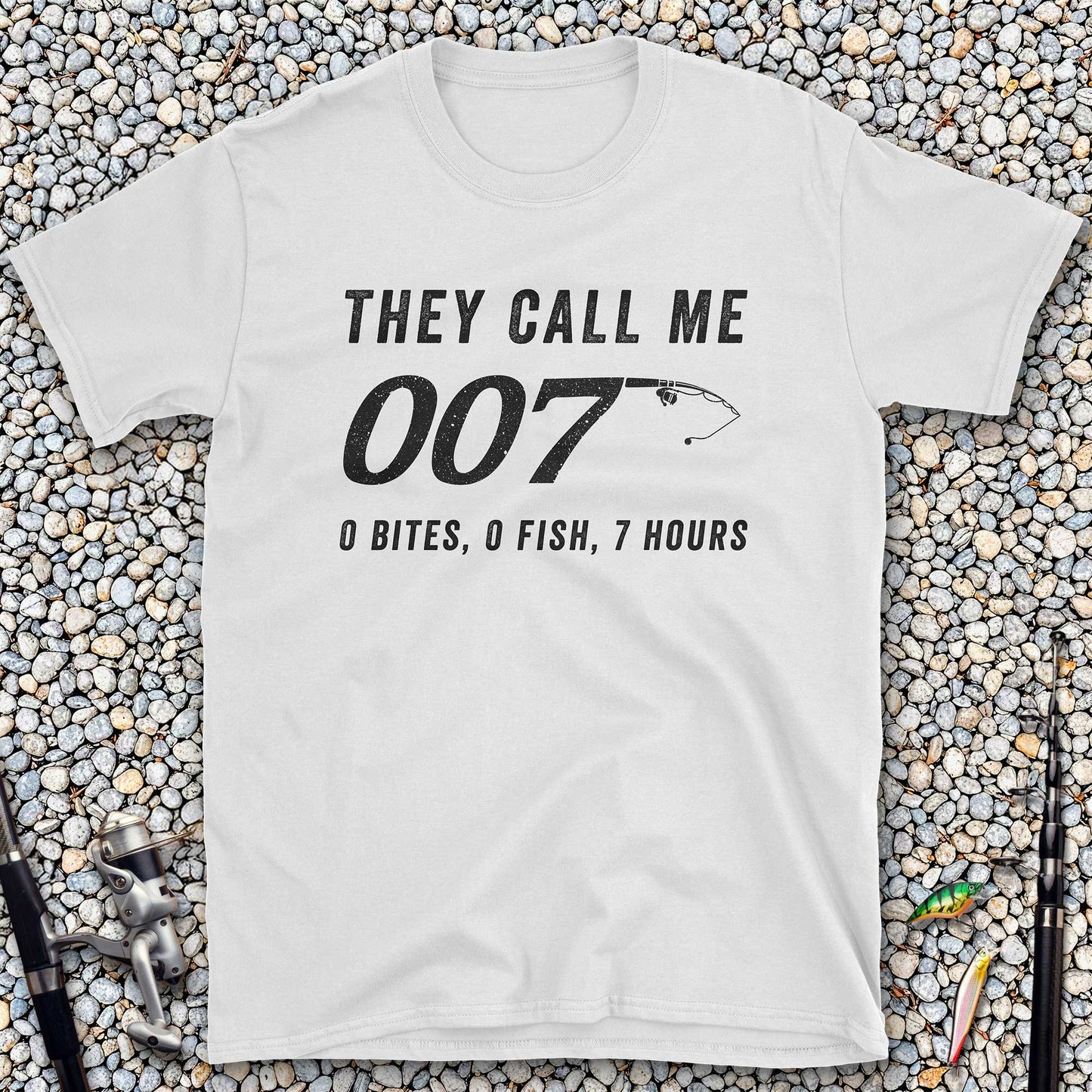 They Call Me 007: 0 Bites, 0 Fish, 7 Hours T-Shirt