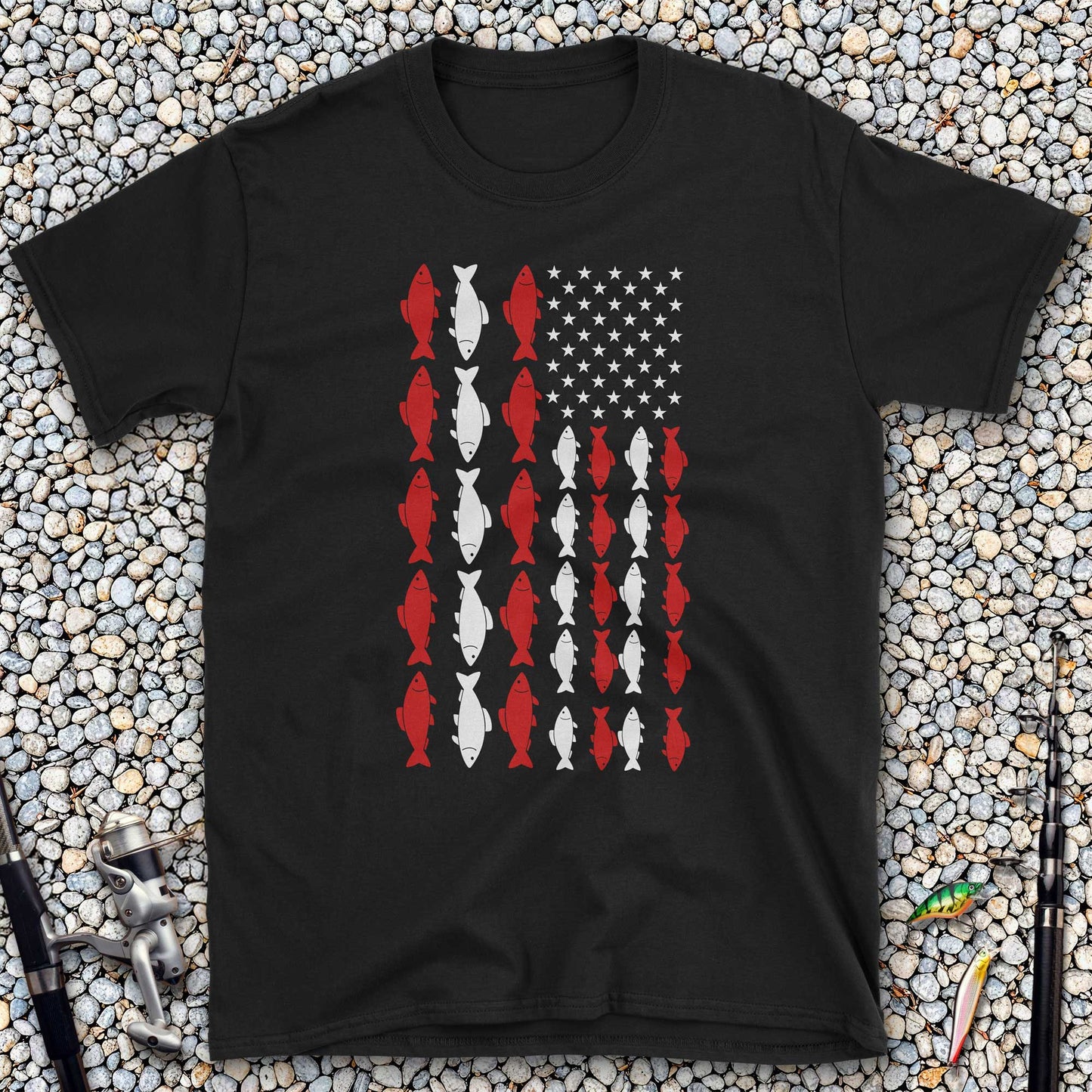 Patriotic Fishing Day T-Shirt