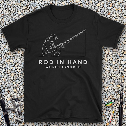 Rod in Hand, World Ignored T-Shirt