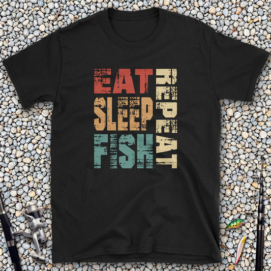 Eat Sleep Fish Repeat T-Shirt