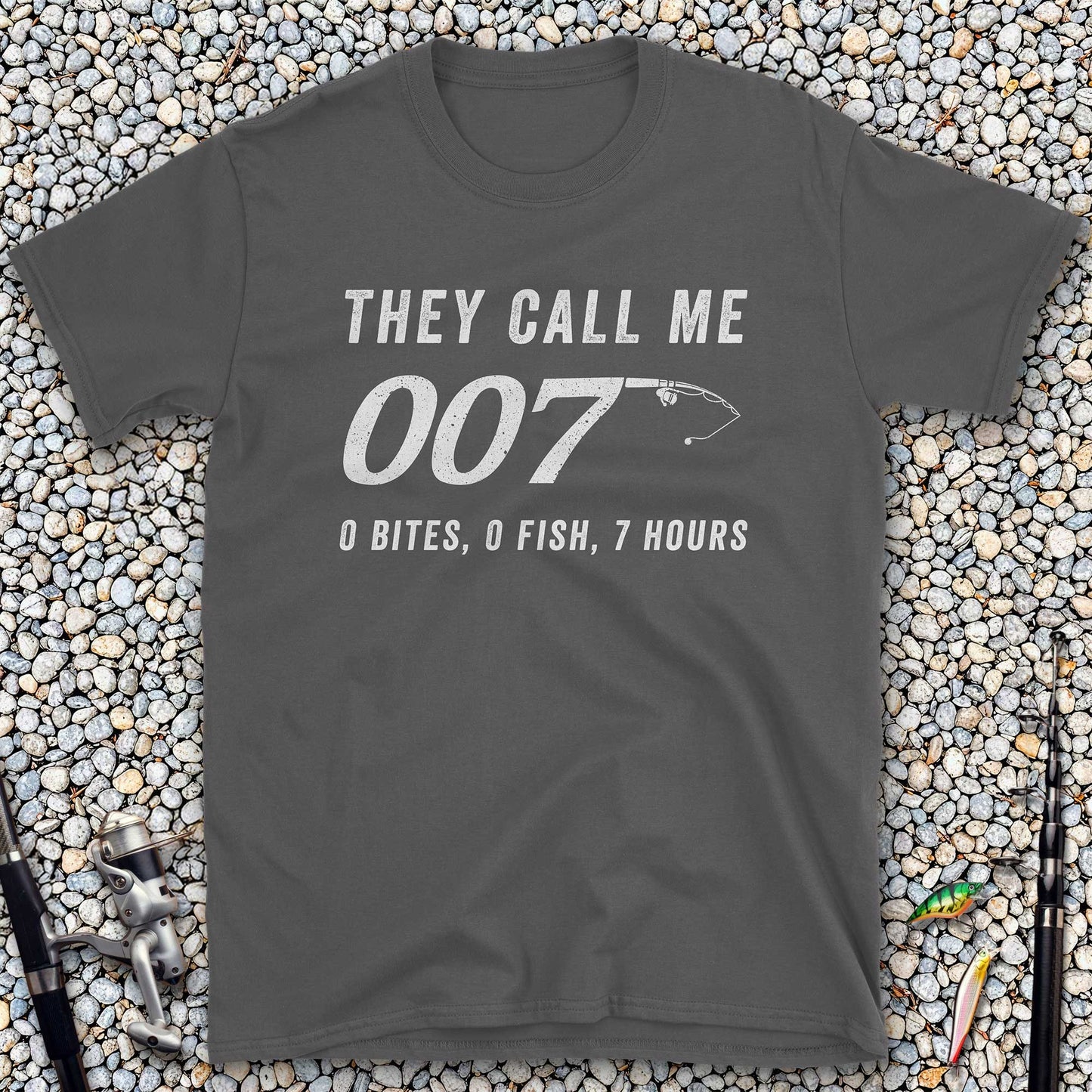 They Call Me 007: 0 Bites, 0 Fish, 7 Hours T-Shirt
