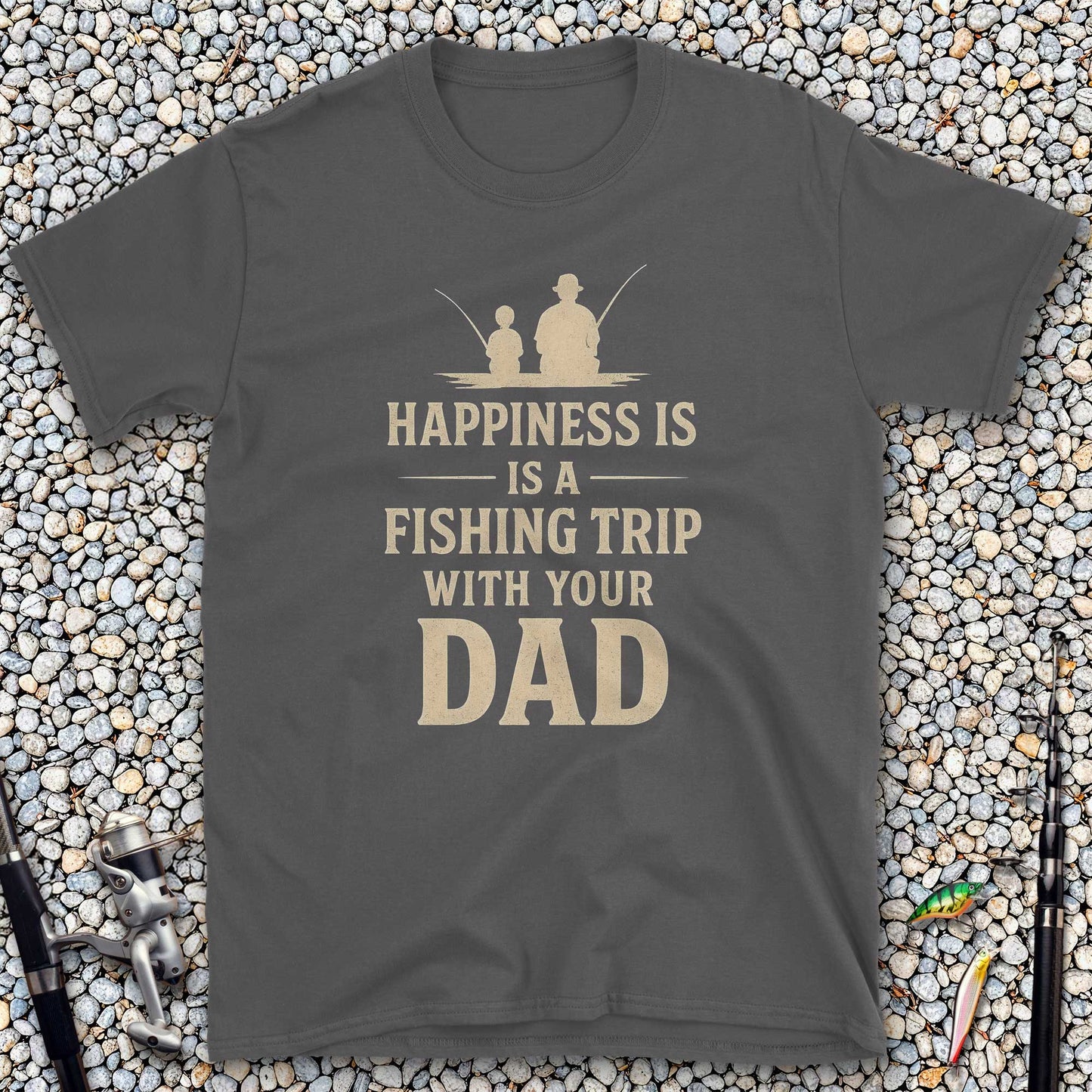 Happiness is a Fishing Trip with Your Dad T-Shirt