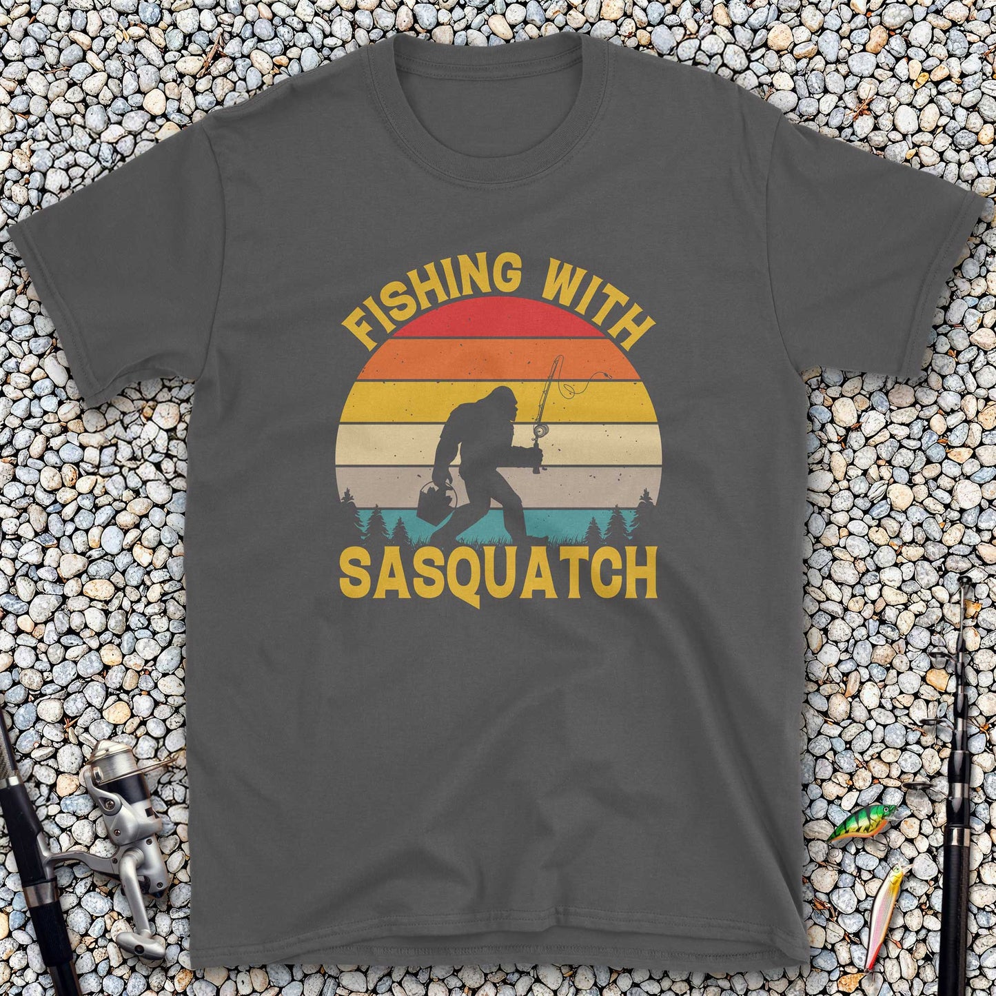 Fishing with Sasquatch T-Shirt