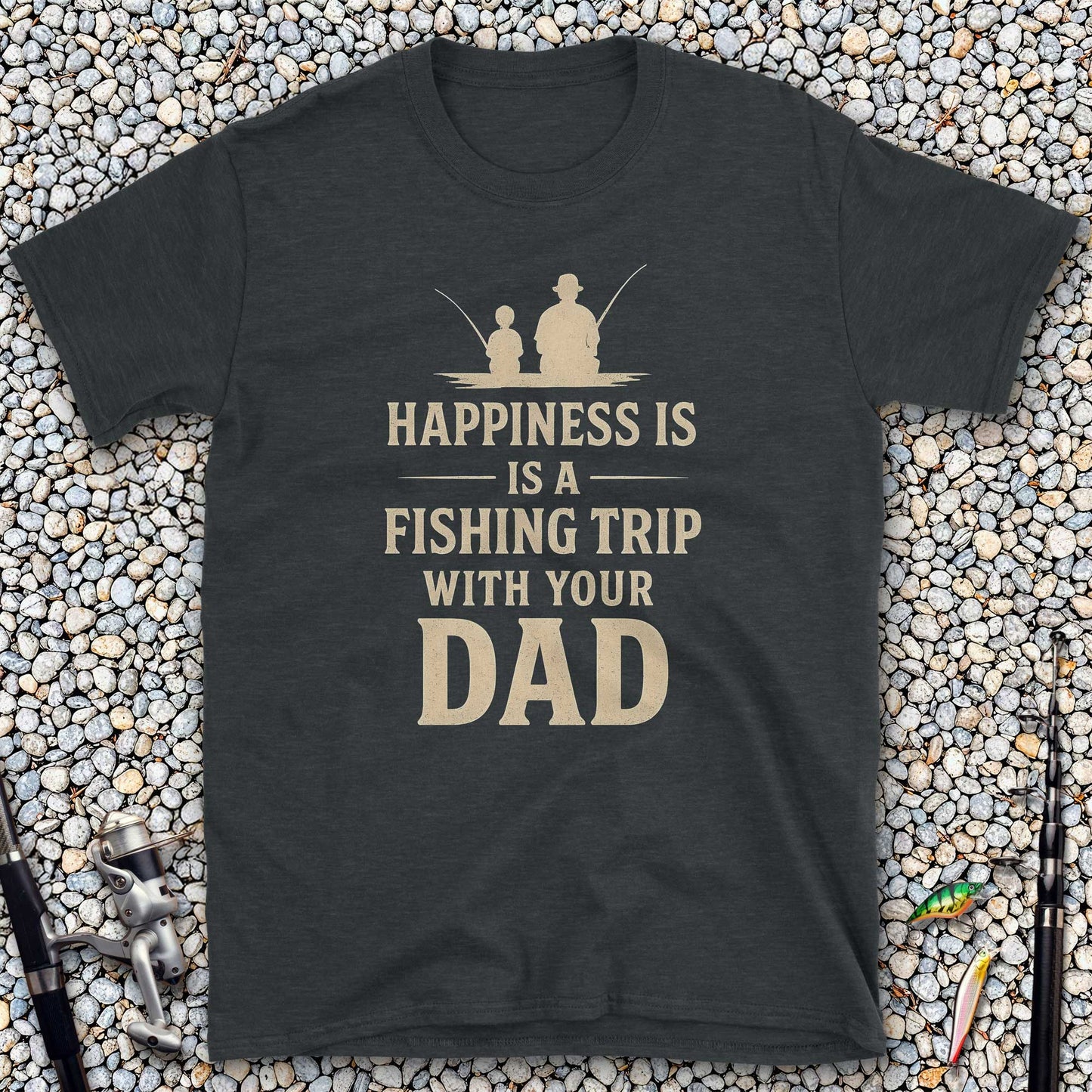 Happiness is a Fishing Trip with Your Dad T-Shirt