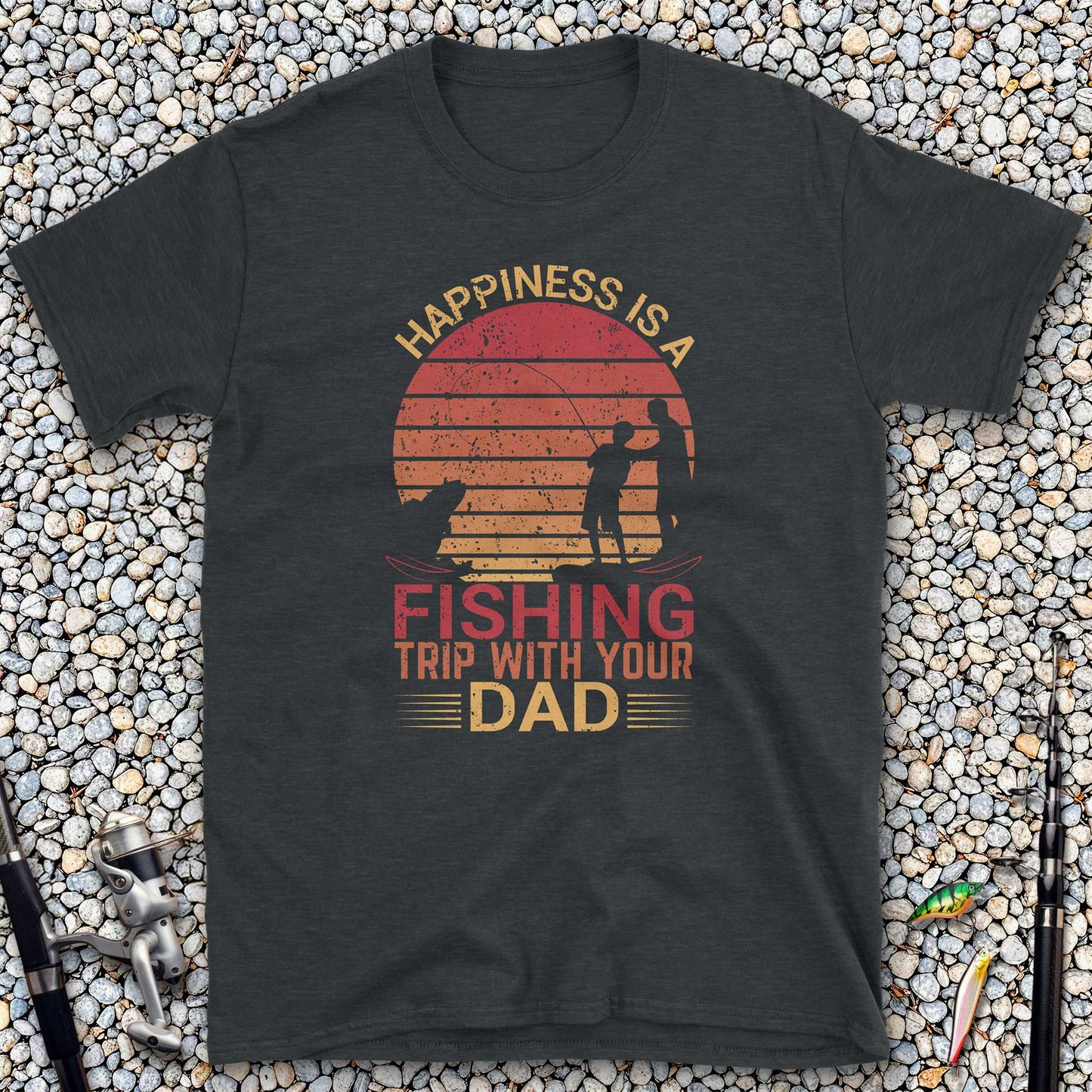 Happiness is a Fishing Trip with Your Dad T-Shirt