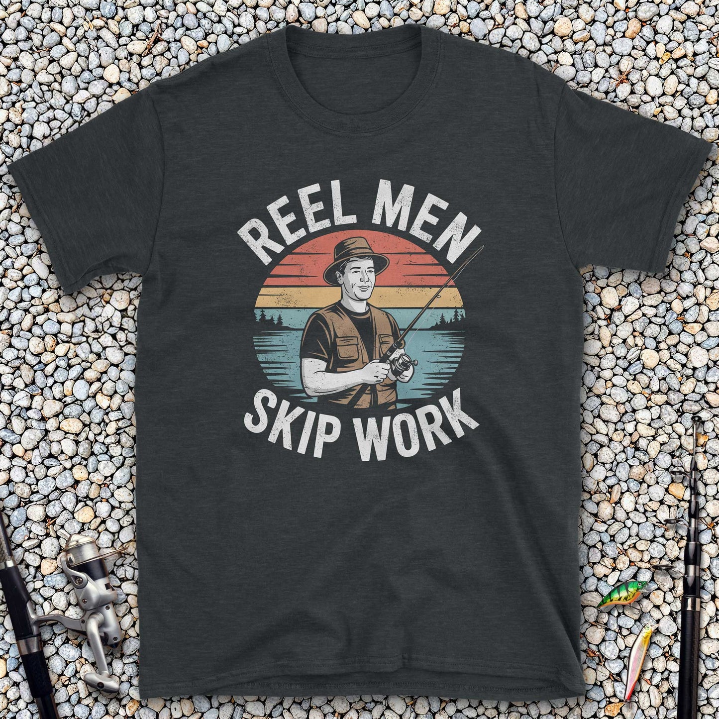 Reel Men Skip Work T-Shirt
