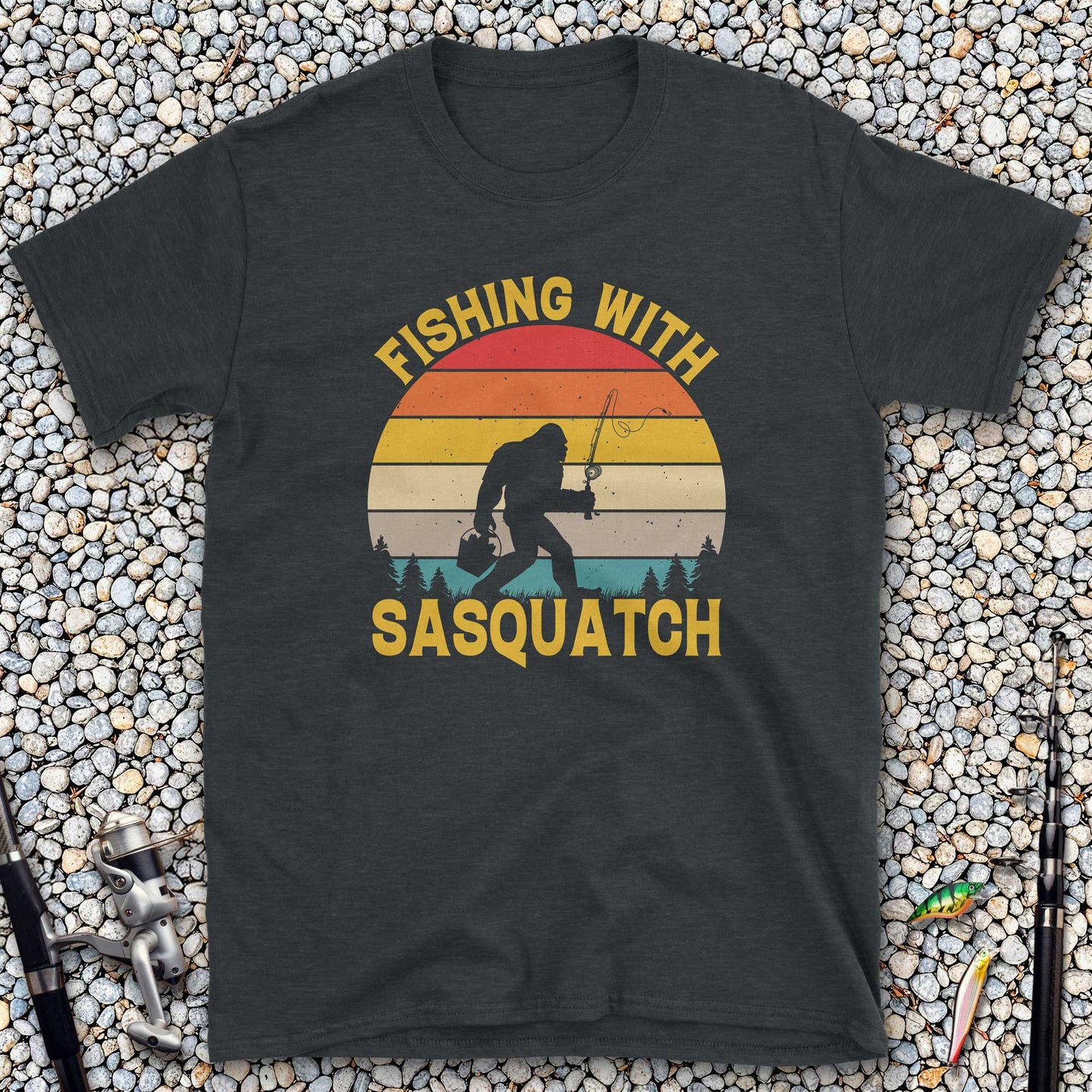 Fishing with Sasquatch T-Shirt