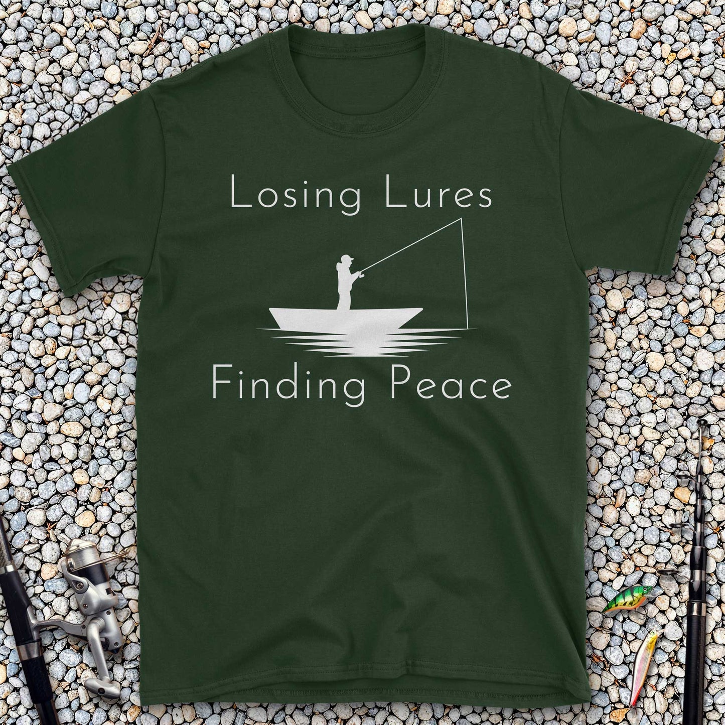 Losing Lures. Finding Peace T-Shirt