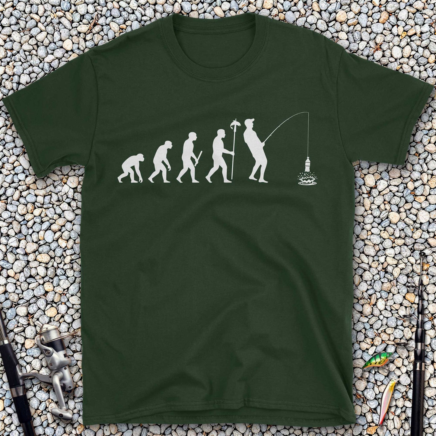 Evolution of Fishing T-Shirt
