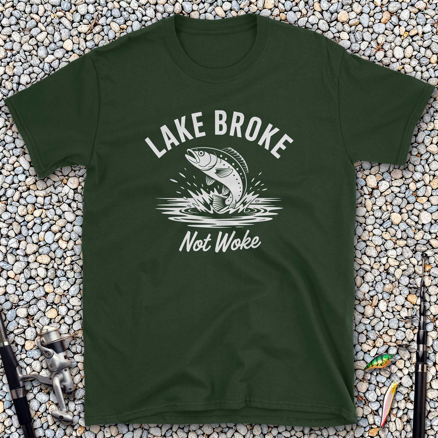 Lake Broke, Not Woke T-Shirt