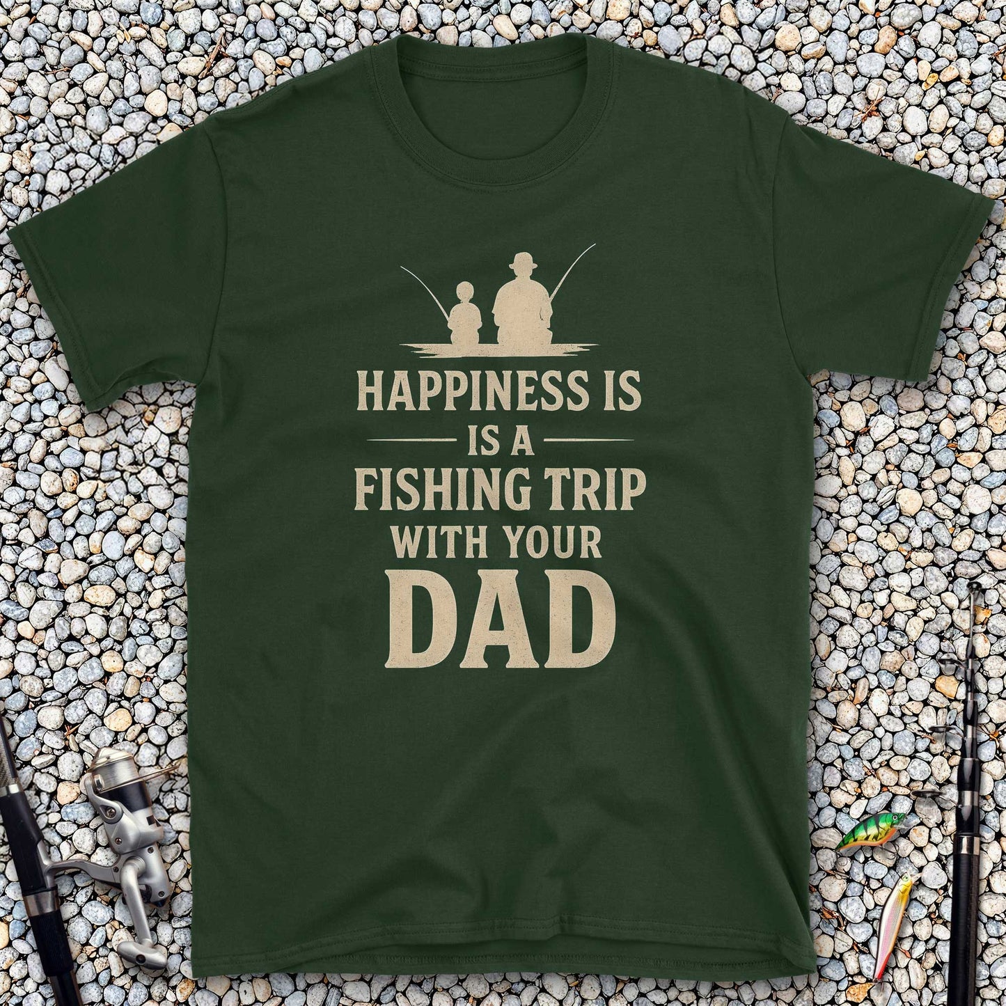 Happiness is a Fishing Trip with Your Dad T-Shirt