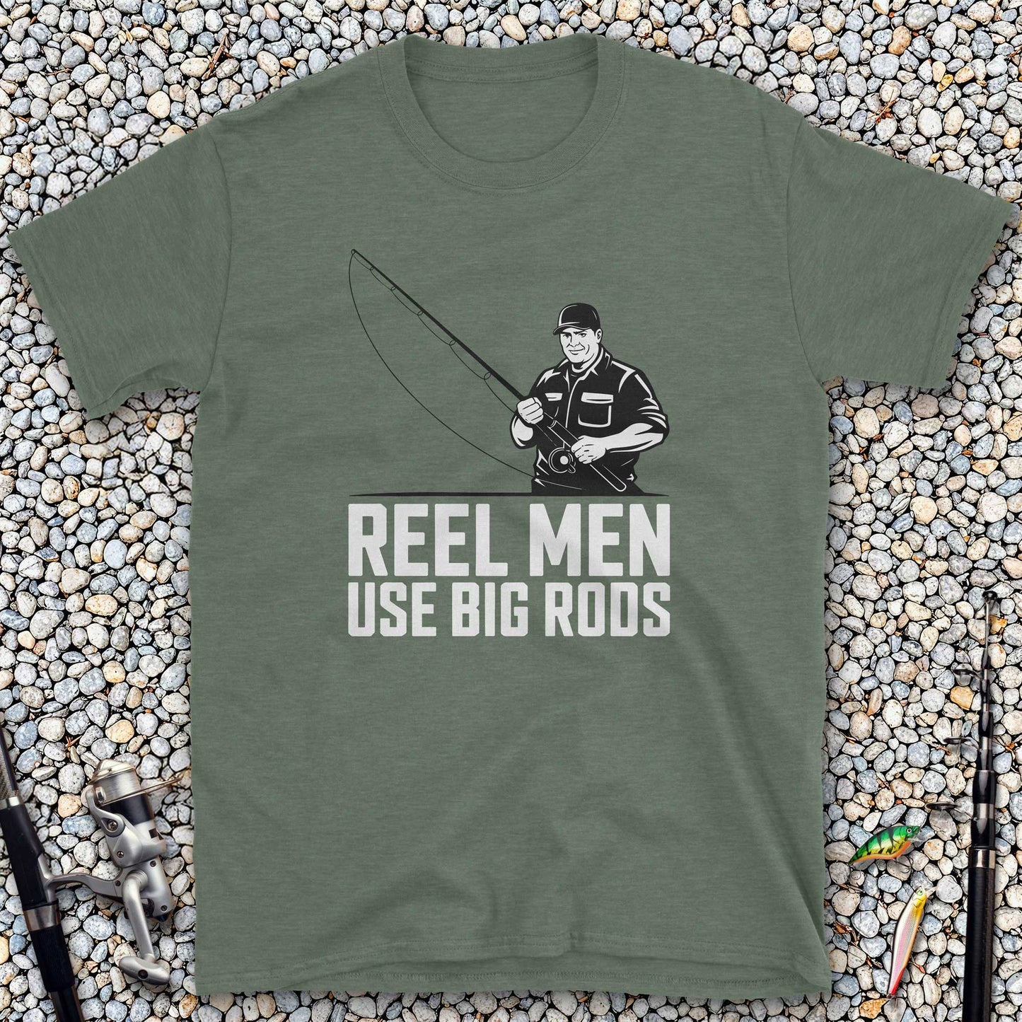Reel Men Use Big Rods T-Shirt
