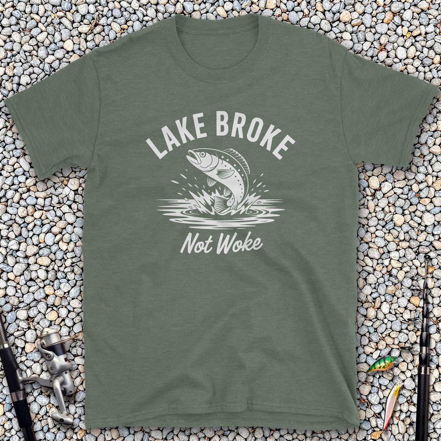 Lake Broke, Not Woke T-Shirt