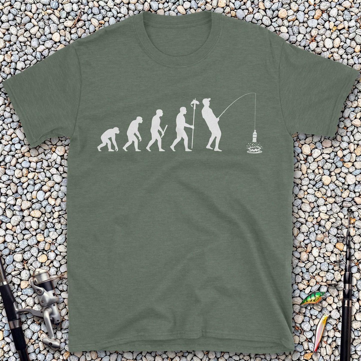 Evolution of Fishing T-Shirt