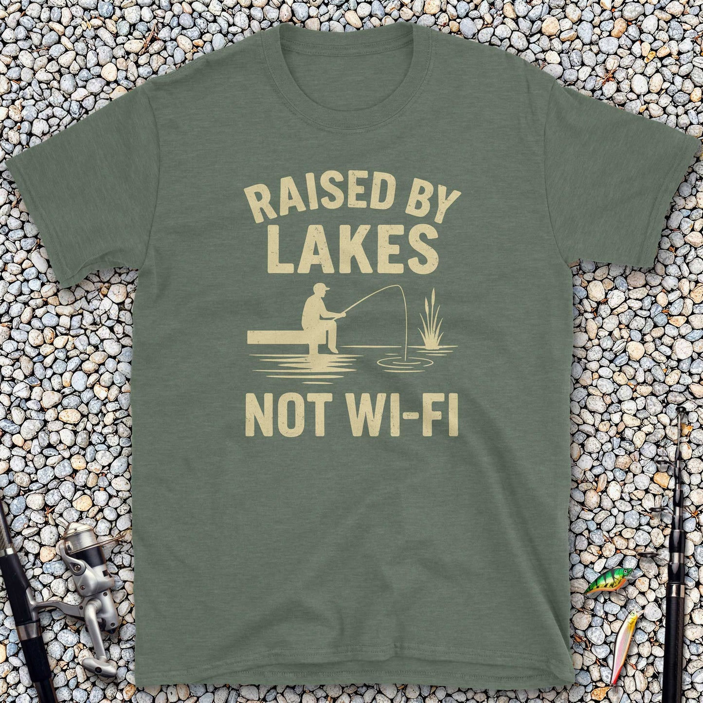 Raised by Lakes, Not Wi-Fi T-Shirt
