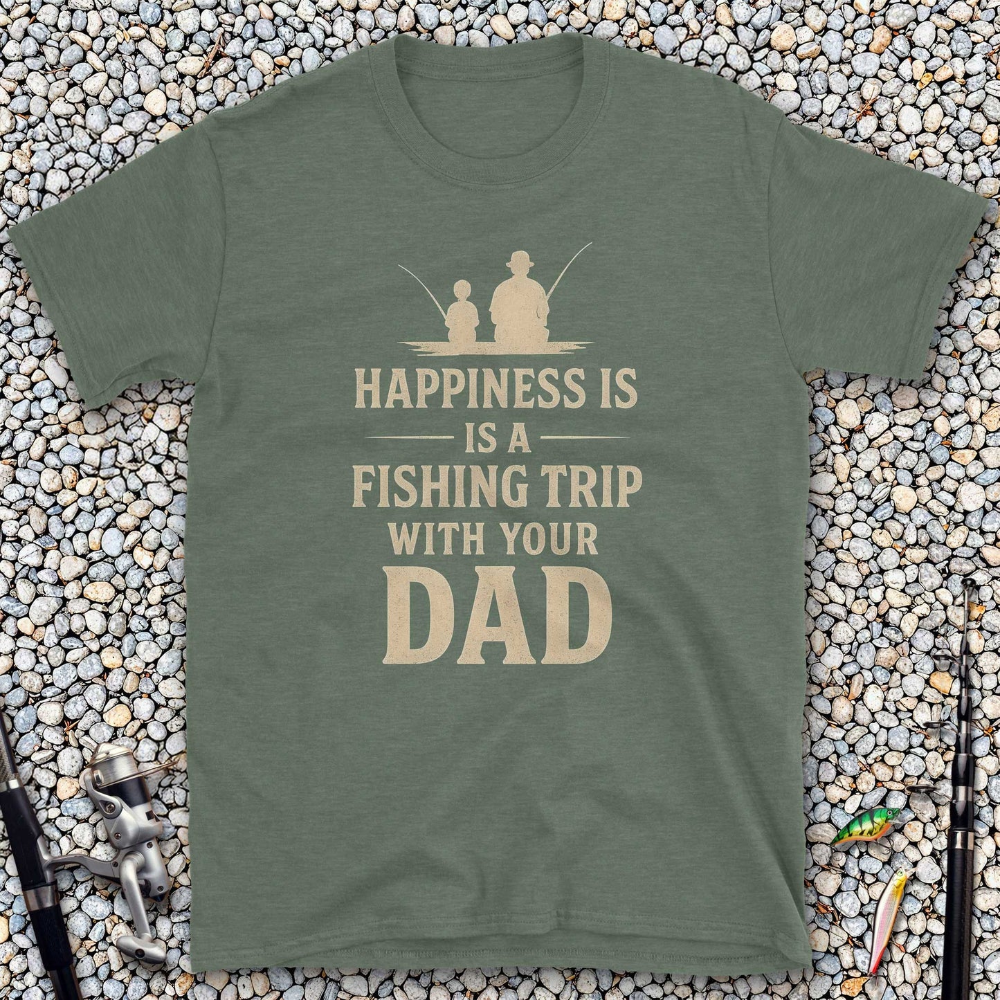 Happiness is a Fishing Trip with Your Dad T-Shirt