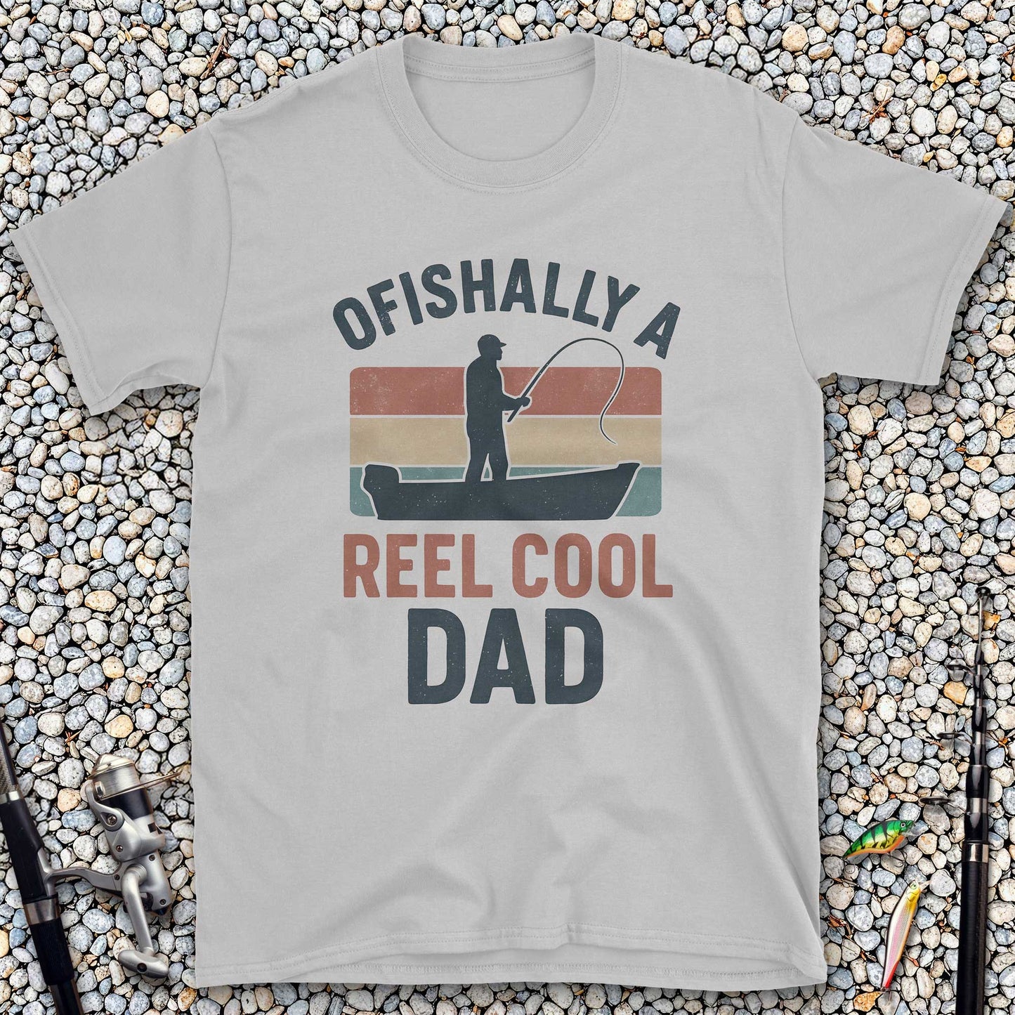 Ofishally a Reel Cool Dad T-Shirt