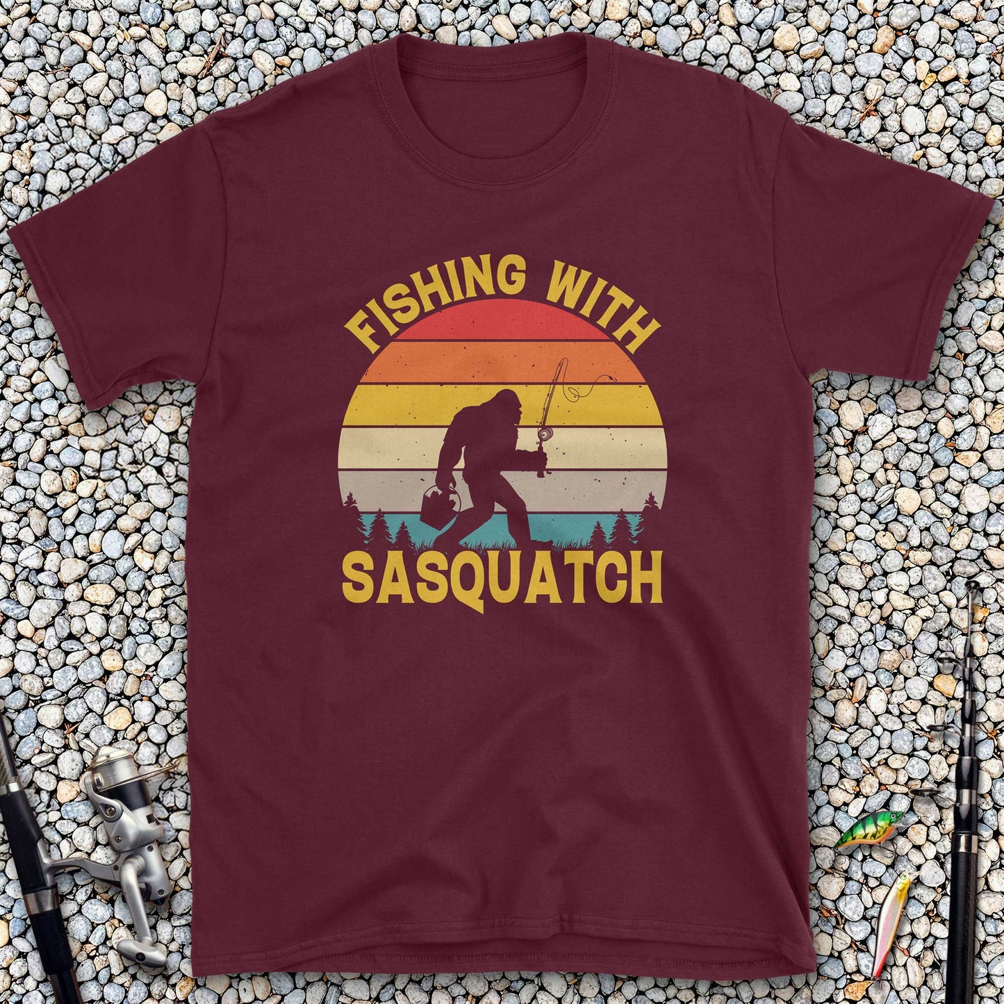 Fishing with Sasquatch T-Shirt