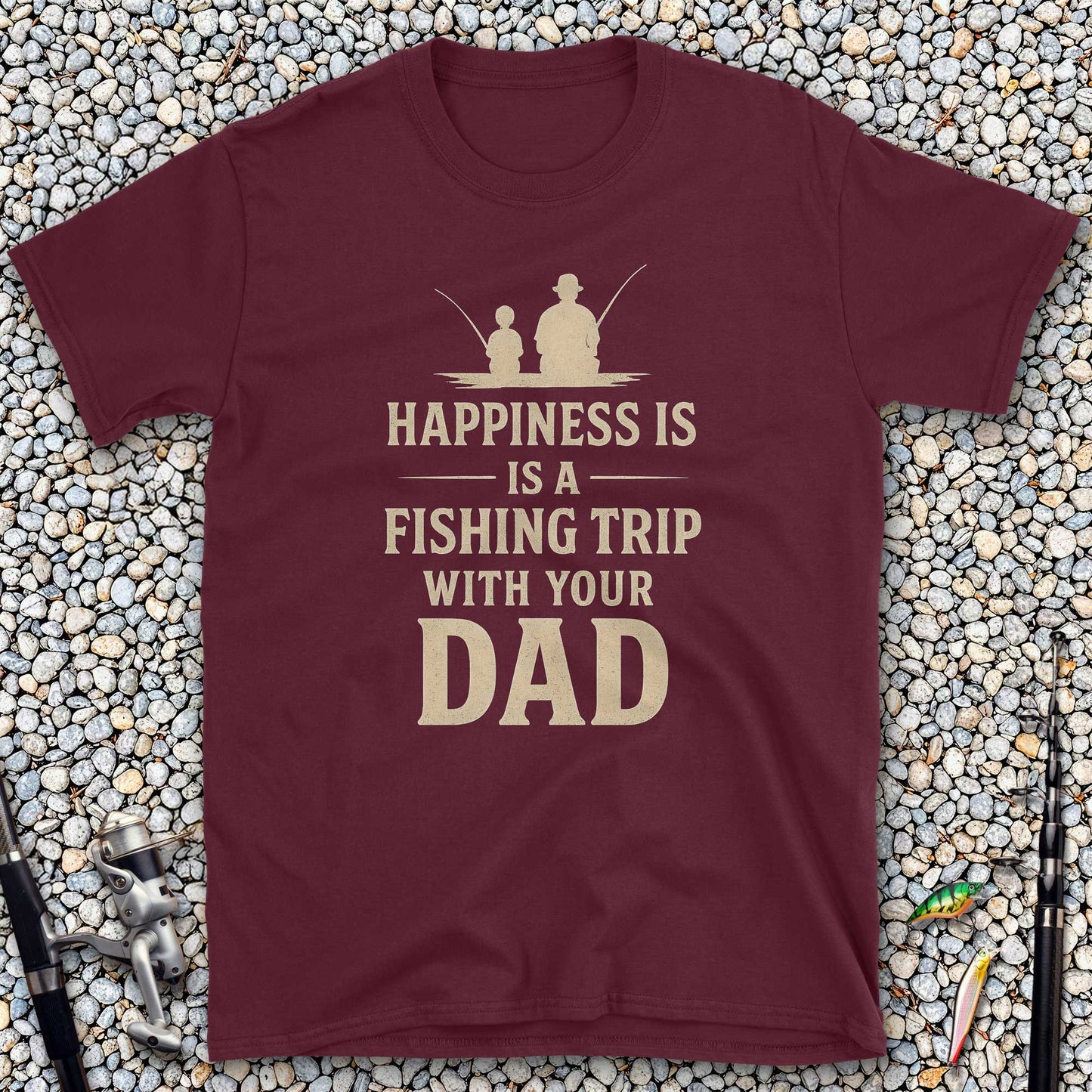 Happiness is a Fishing Trip with Your Dad T-Shirt
