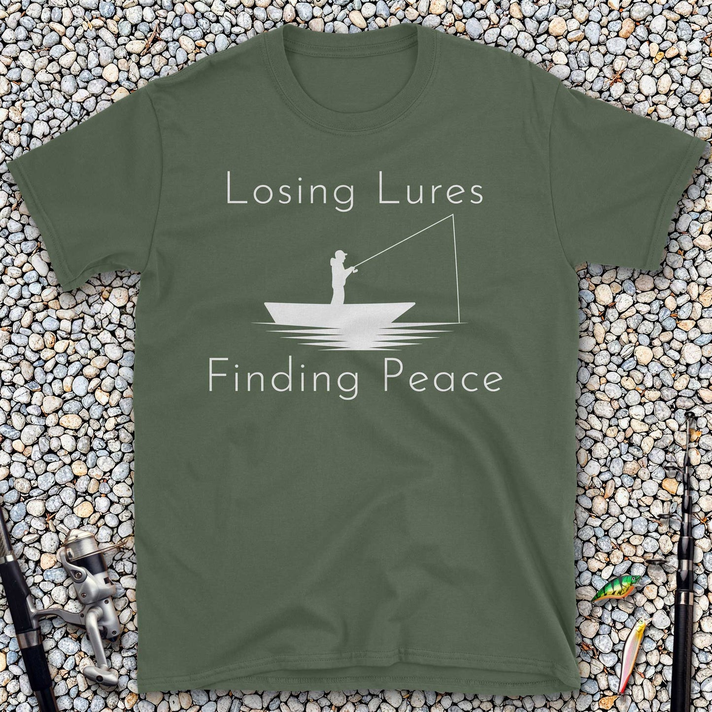 Losing Lures. Finding Peace T-Shirt