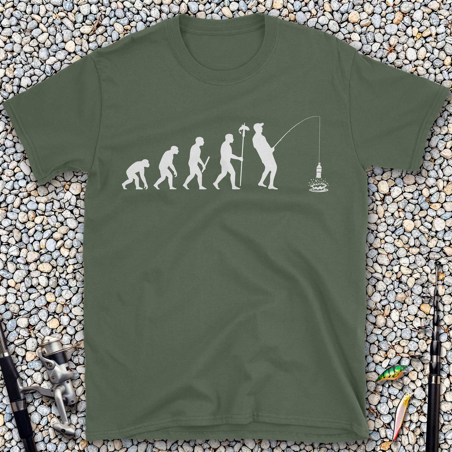 Evolution of Fishing T-Shirt