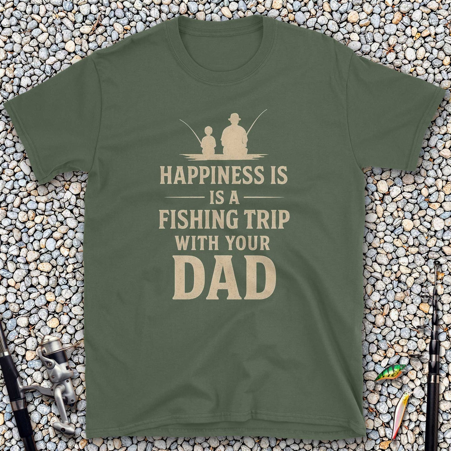 Happiness is a Fishing Trip with Your Dad T-Shirt