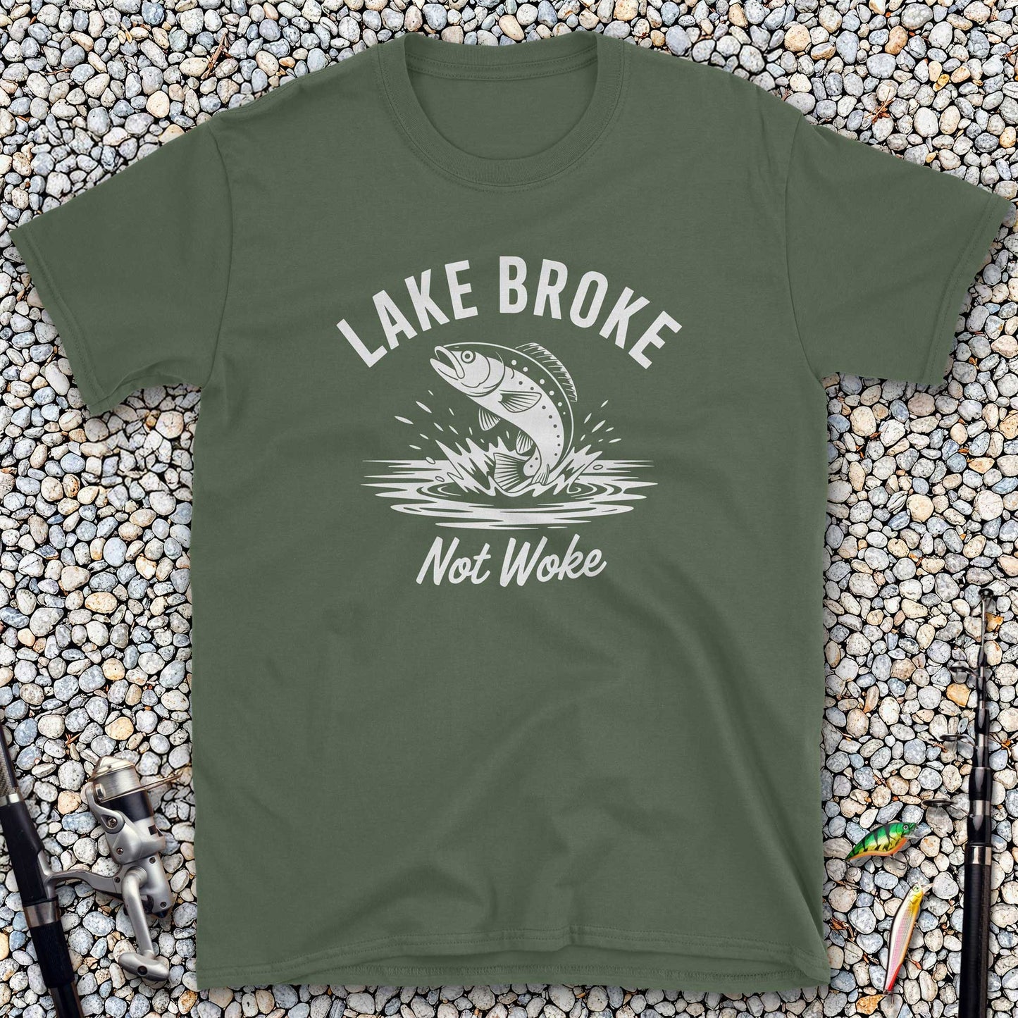 Lake Broke, Not Woke T-Shirt