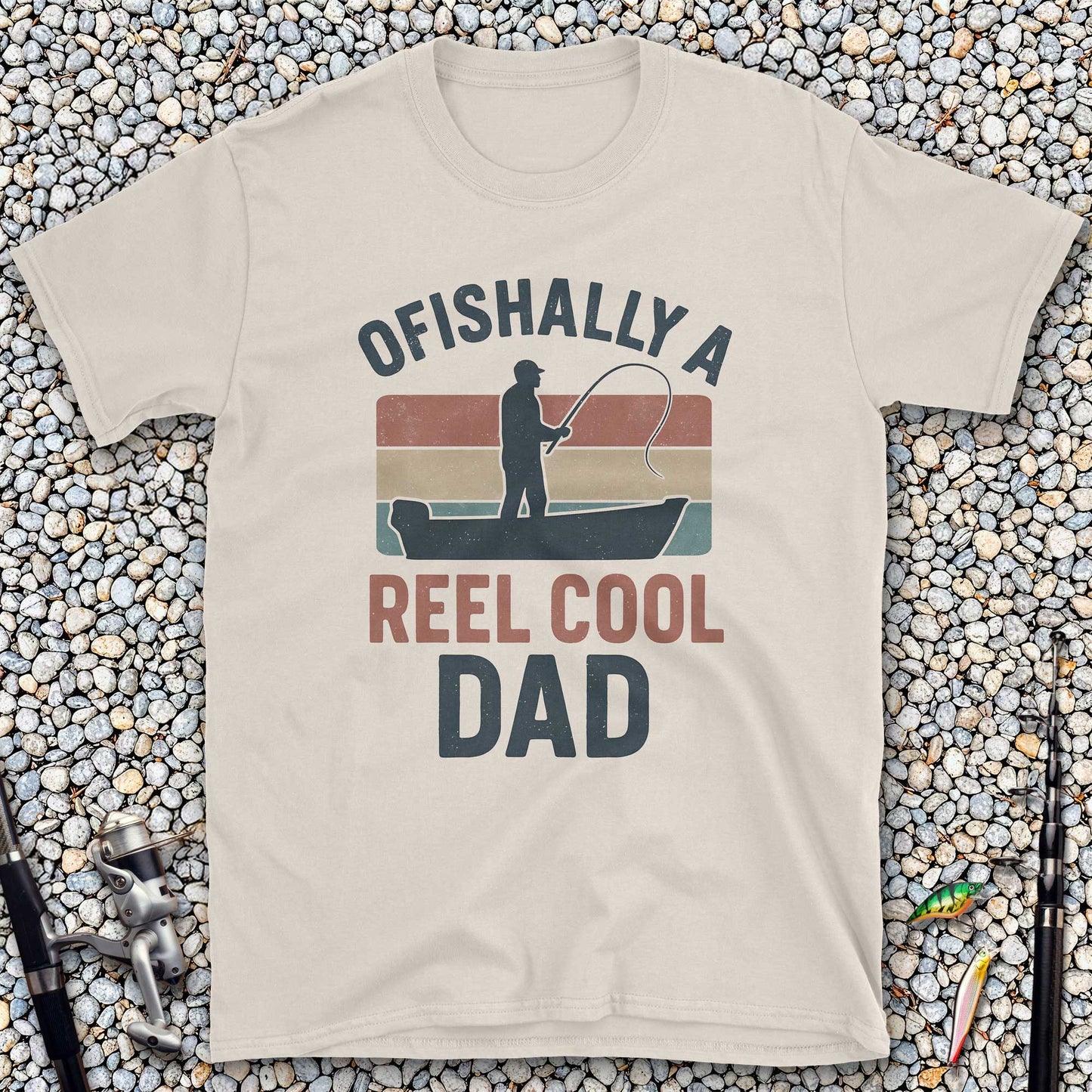 Ofishally a Reel Cool Dad T-Shirt