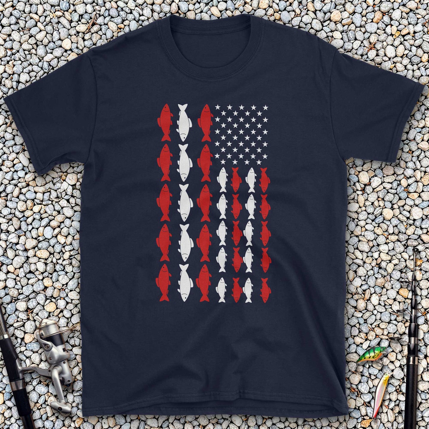 Patriotic Fishing Day T-Shirt