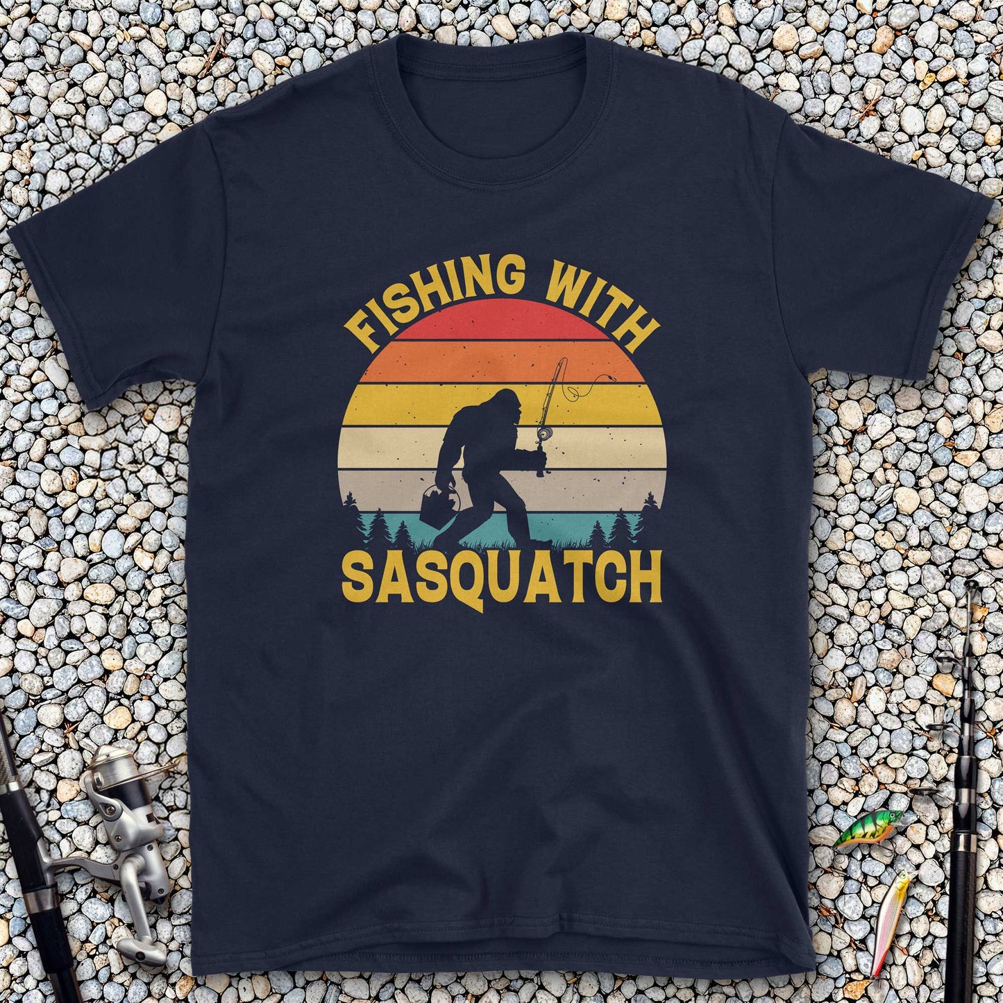 Fishing with Sasquatch T-Shirt