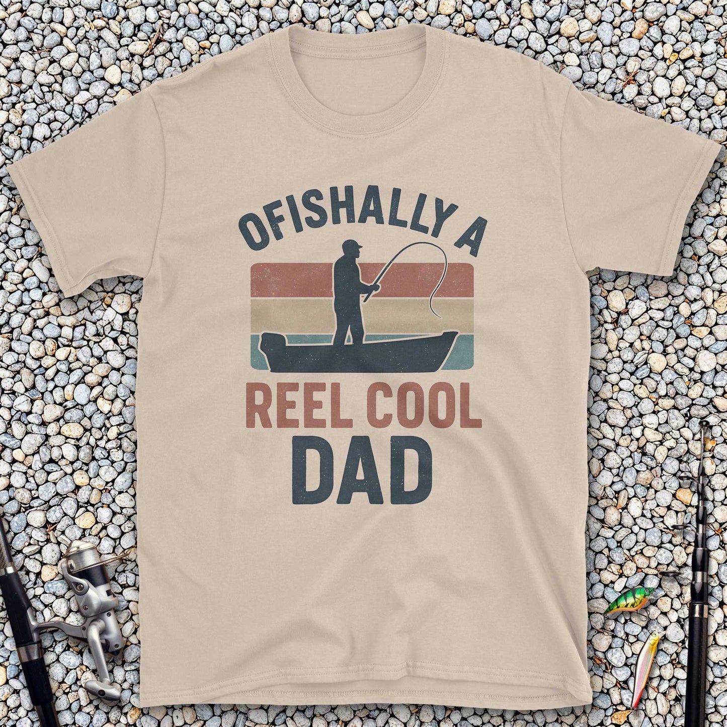 Ofishally a Reel Cool Dad T-Shirt