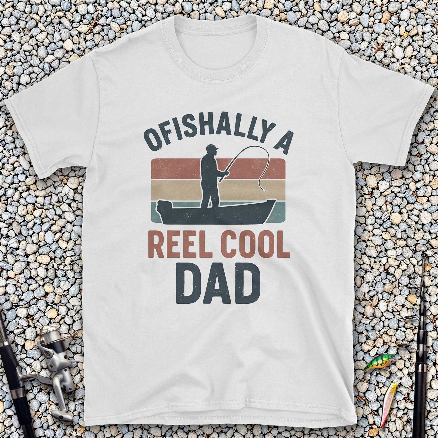 Ofishally a Reel Cool Dad T-Shirt