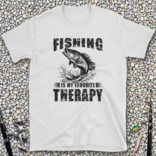 Fishing Is My Favorite Therapy T-Shirt